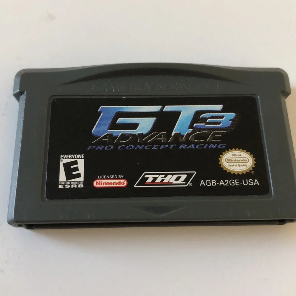 Nintendo Game Boy Advance GT3 Advance Pro Concept Racing game